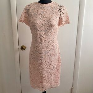 Lauren Ralph Lauren Size 4 Lace Sheath Dress